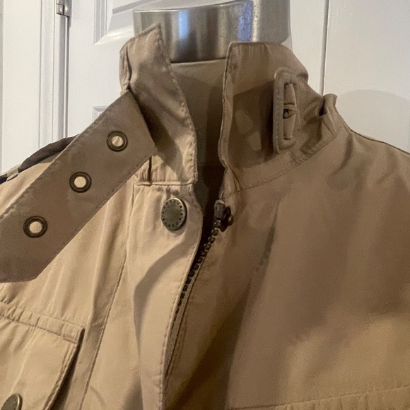 NWOT Tab Barbour spring rain utility safari belter jacket 8 - Picture 6 of 10